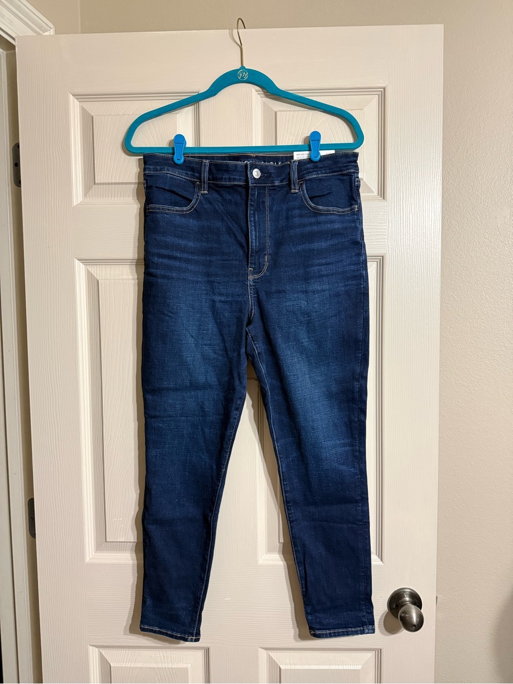 American Eagle Outfitters Dark Indigo High-Rise Jeggings